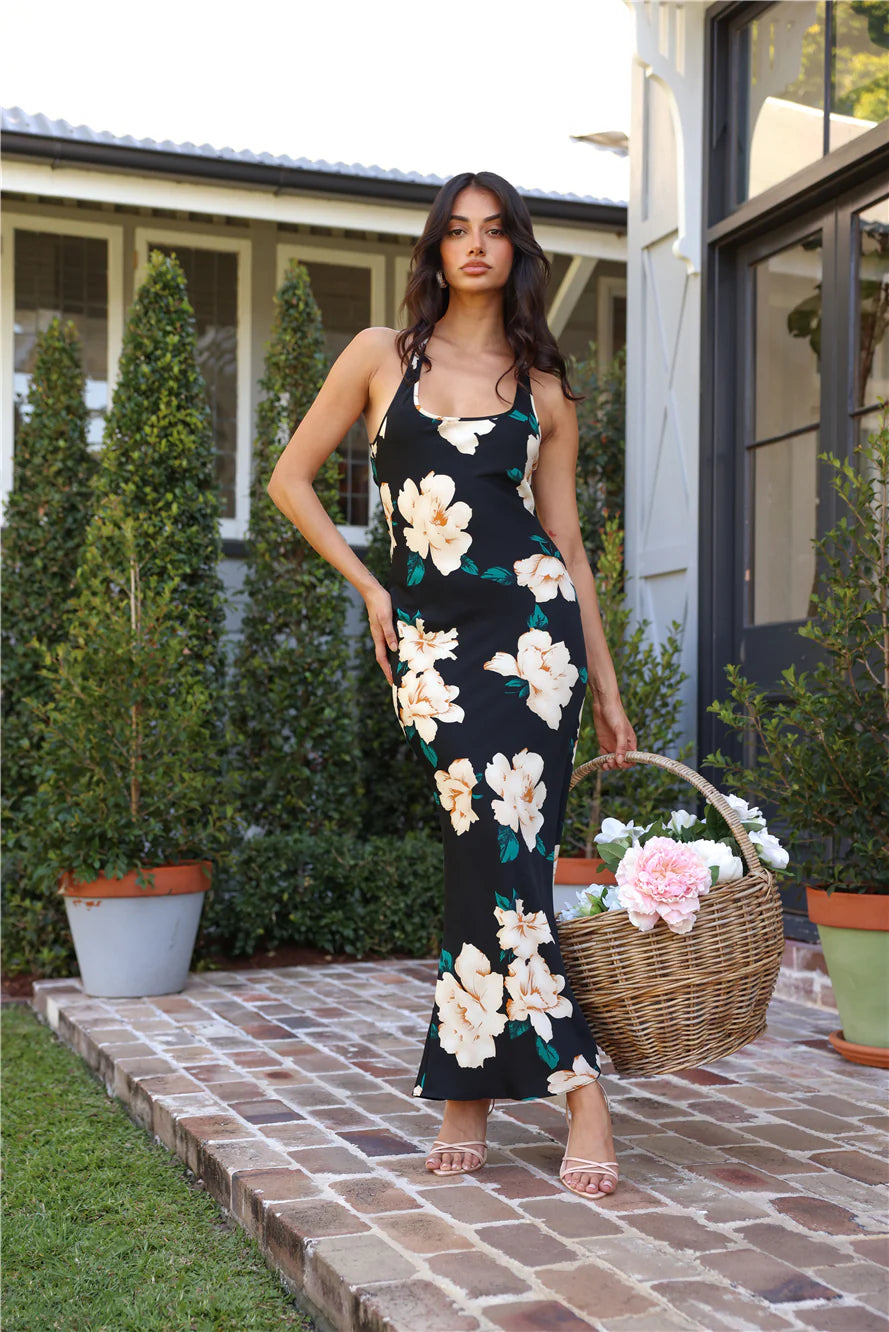 From Dawn Maxi Dress Black