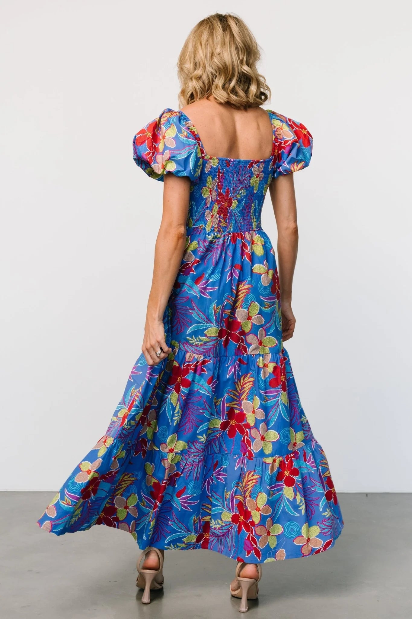 Melanie Maxi Dress | Blue Multi
