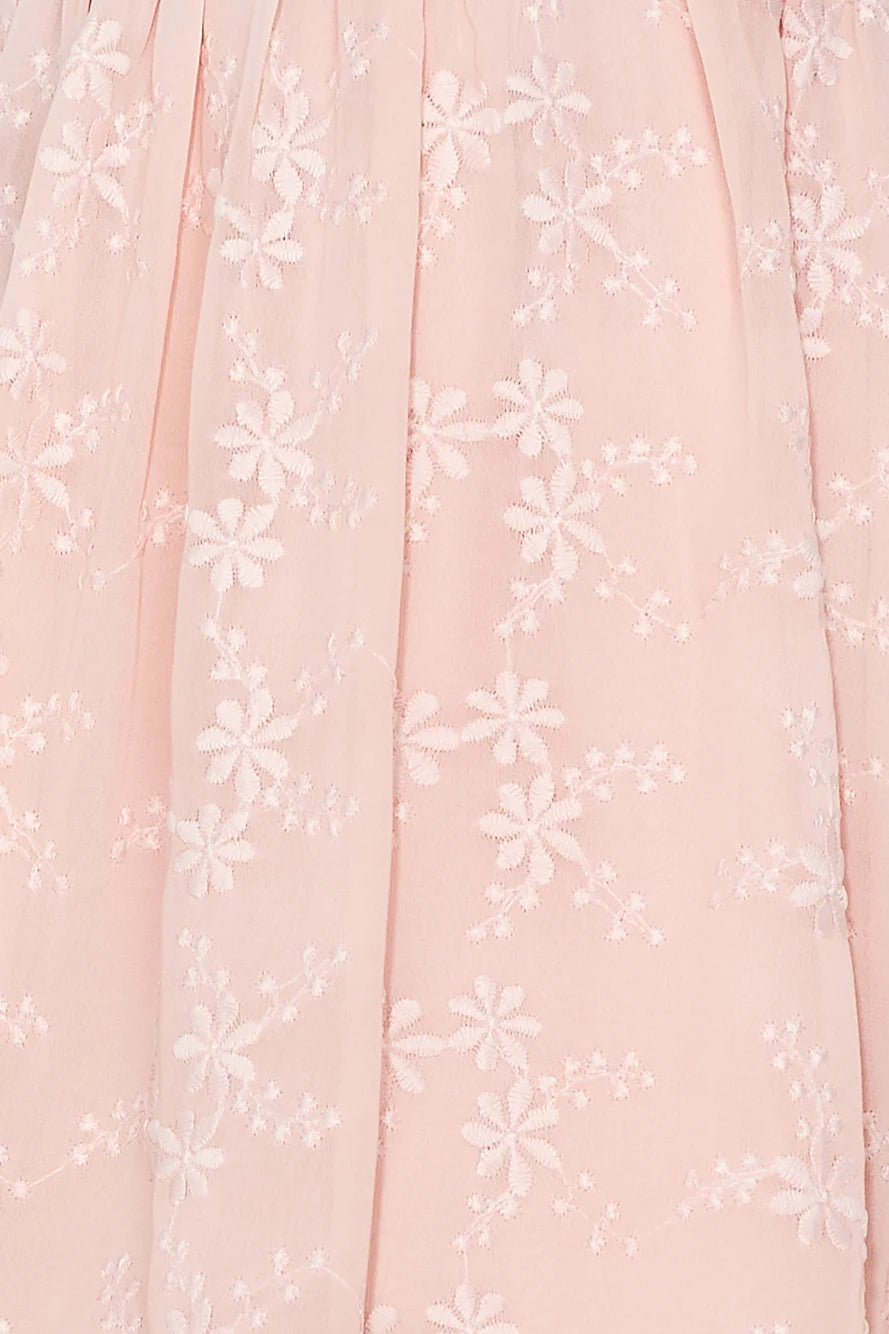 Flower Patch Mini Dress Pink