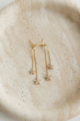 18k Gold Plated Gorgeous Sparkles Earrings Gold