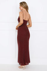 Connoisseur Maxi Dress Burgundy