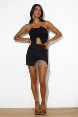 Express Yourself Mini Skirt Black