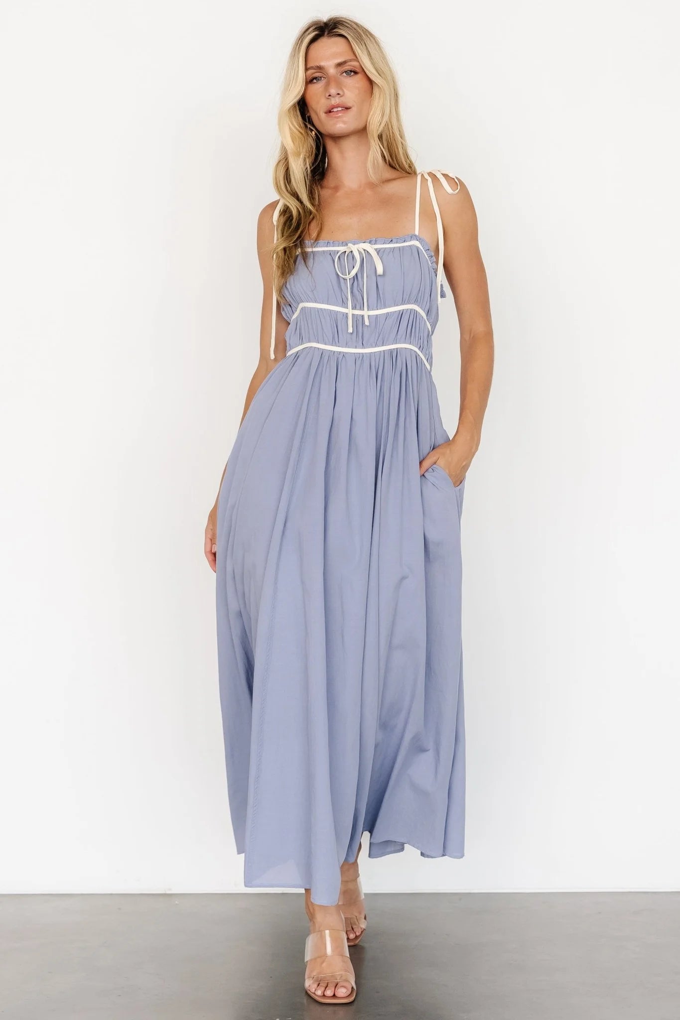 Kerstin Tank Maxi Dress | Peri Blue