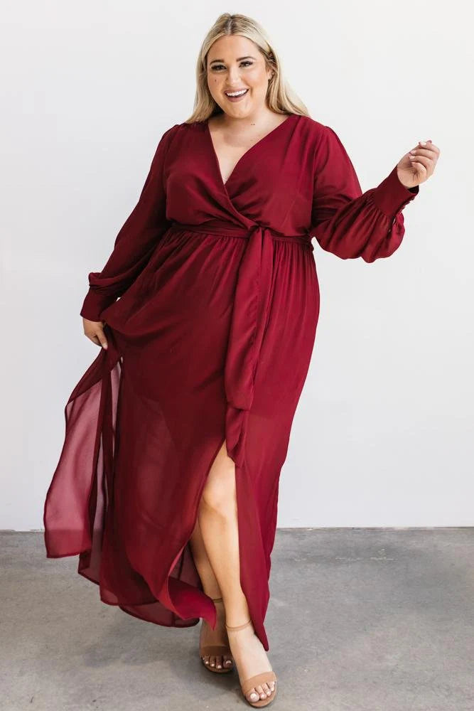 Celine Maxi Dress | Wine