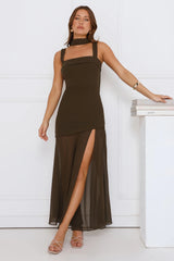 Glow To Go Maxi Dress Olive