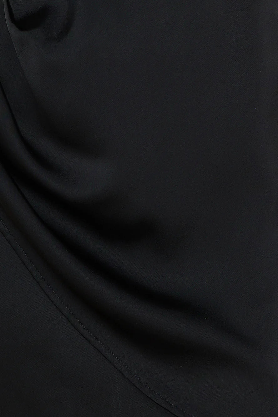 Fancy 'Fit Satin Mini Dress Black