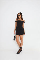The Standard Tailored Mini Skirt Black