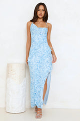 Downtown Darling Maxi Dress Blue