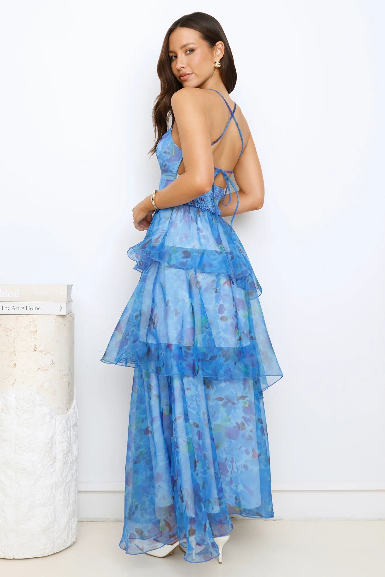 Bright Breeze Maxi Dress Blue