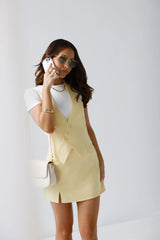 City Sunsets Mini Skirt Yellow