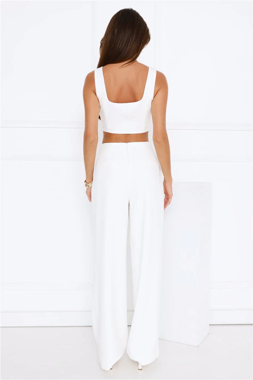 Basking In Style Pants Cream
