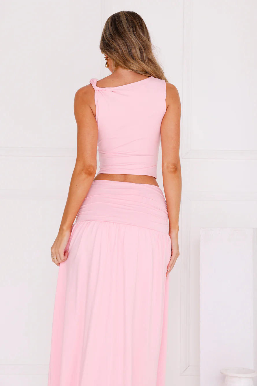 Couture Crop Top Pink