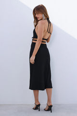 Vacation 'Fit Midi Dress Black
