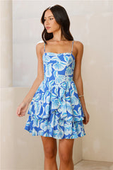 Whisper Soft Style Mini Dress Blue