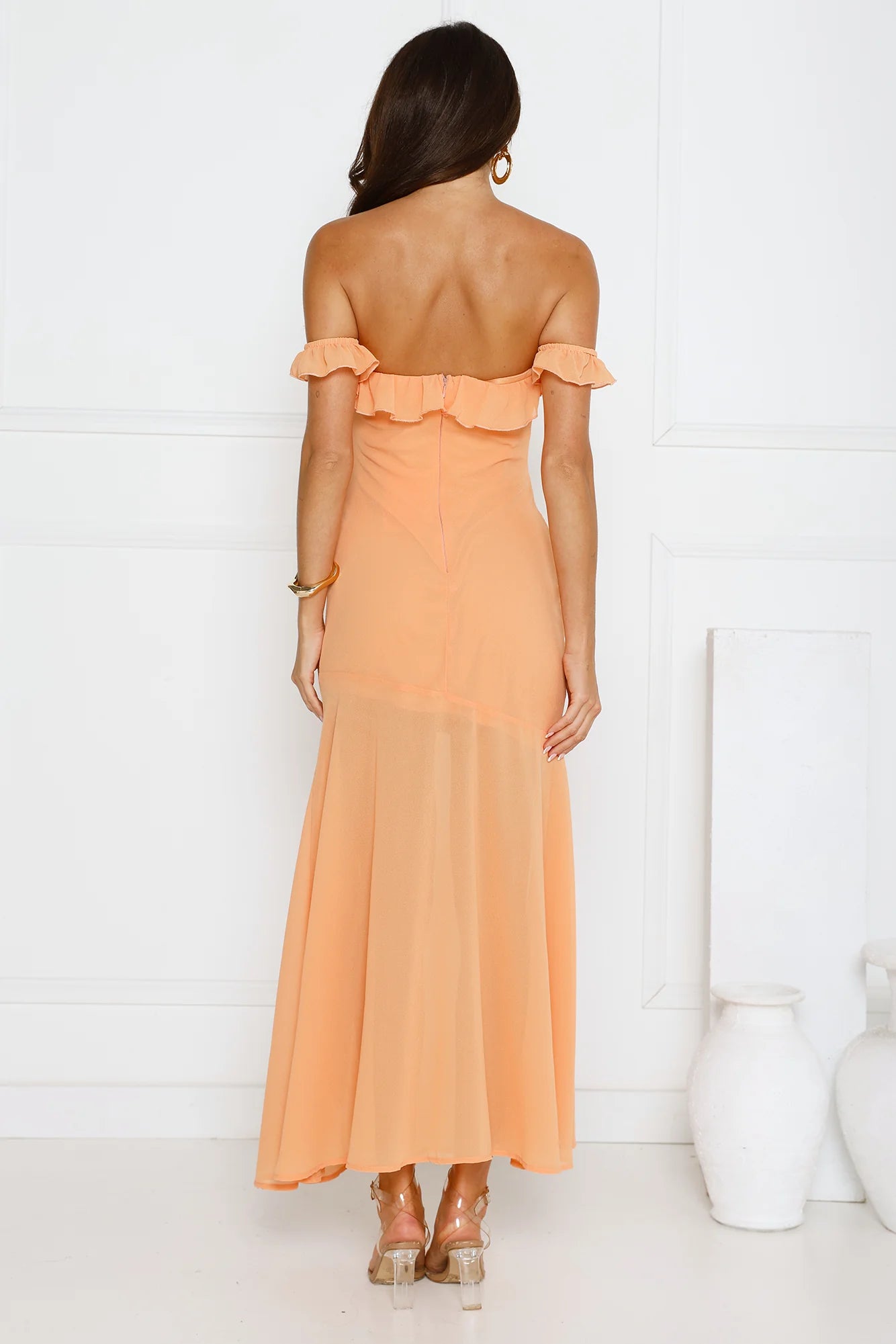 Flirt With Style Maxi Dress Orange