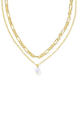 Ashton Gold Multi Strand Necklace Freshwater Cultured Pearl