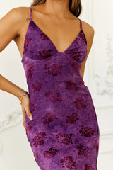 Blossom Breeze Maxi Dress Purple