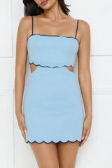 By The Shore Mini Dress Blue