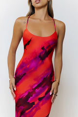 Ember Kiss Maxi Dress Multi