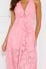 Art Of Girls Maxi Dress Pink