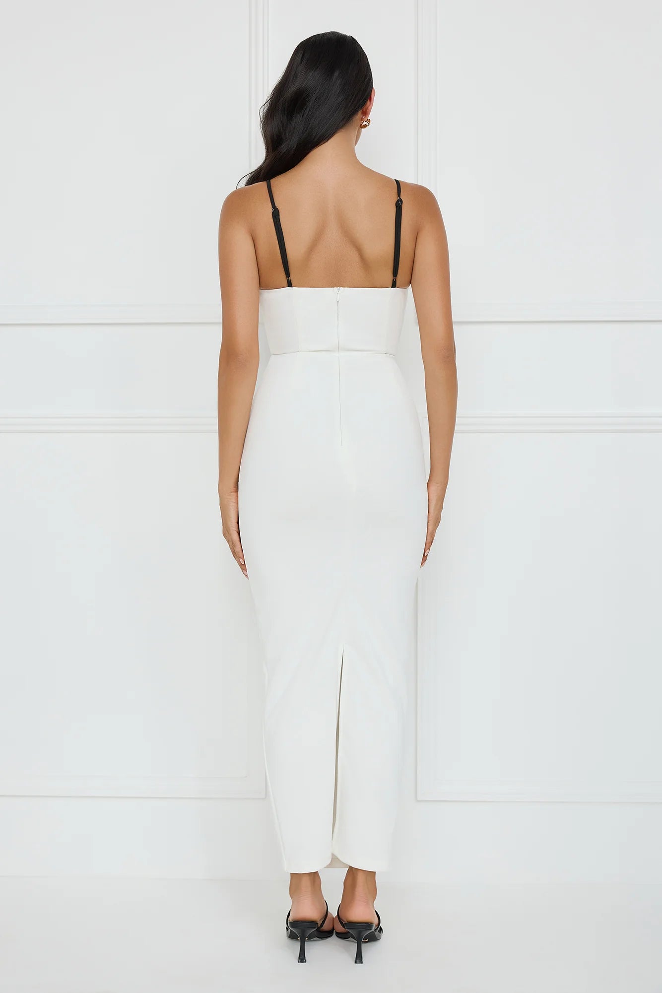 Chic Sophistication Maxi Dress White