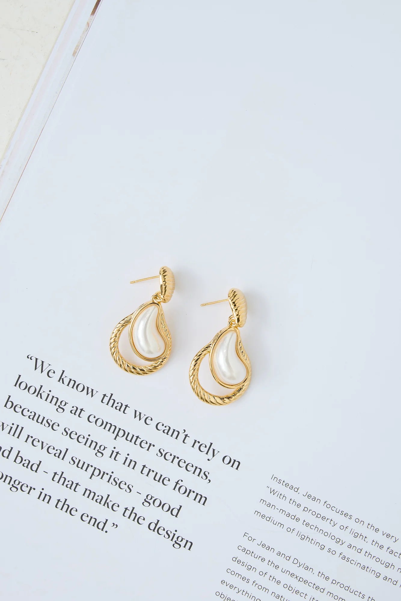 18k Gold Plated Coastal Escape Earrings Gold