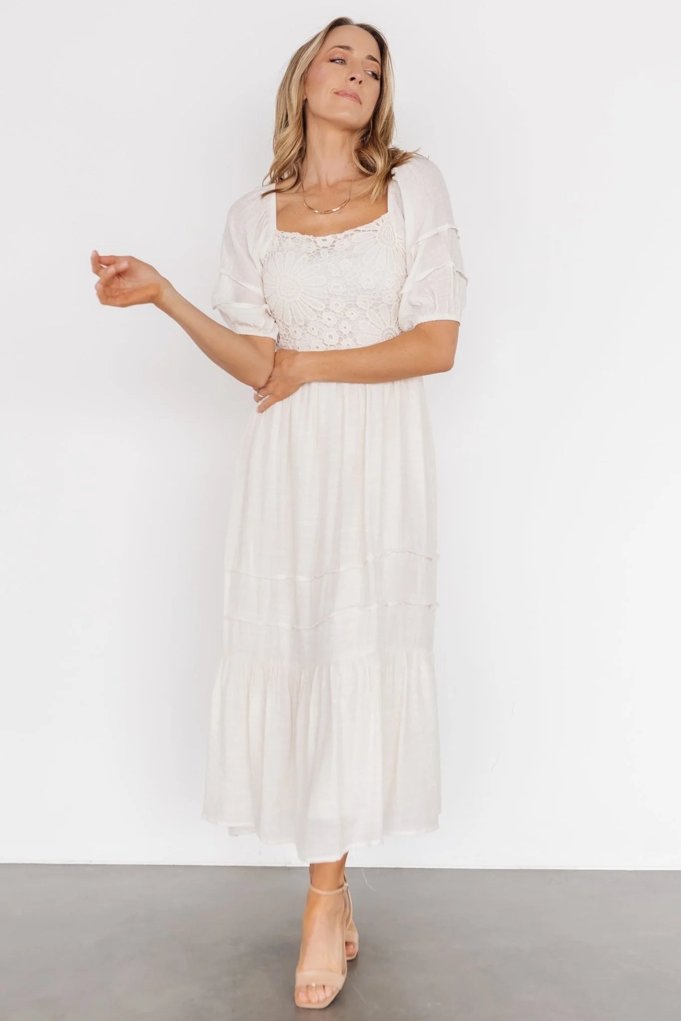 Archer Boho Dress | Beige