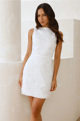 Chic Energy Mini Dress White