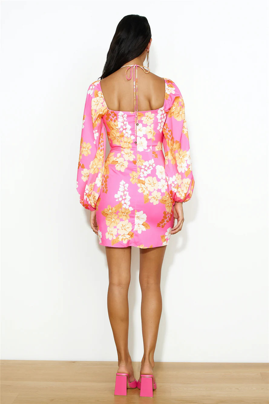 Fresh Season Mini Dress Pink