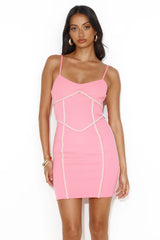 For My Eyes Mini Dress Pink