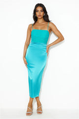 Fortune Seeker Midi Dress Green