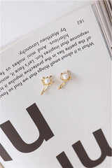 18k Gold Plated Pearl Perfection Earrings Gold