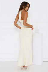 Flawless Star Maxi Skirt Yellow