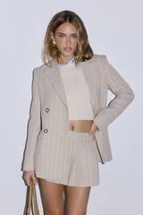 Yacht Club Blazer Beige