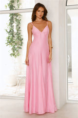 Dancing With Beauty Maxi Dress Pink