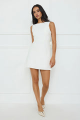 Enchanted Waltz Mini Dress White