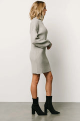 Julianne Sweater Dress | Light Gray