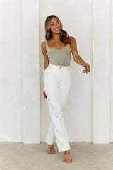 BASE  Everyday Staple Singlet Top Sage