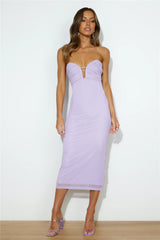 Dancing Out Midi Dress Lilac