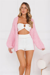 Ultimate Cosy Knit Cardigan Pink