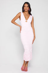 Bring On The Night Midi Dress Pink