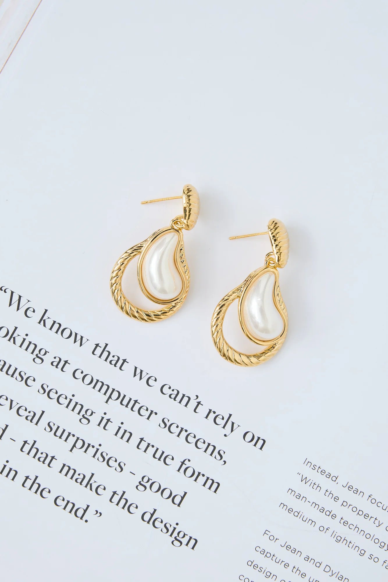 18k Gold Plated Coastal Escape Earrings Gold