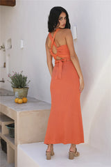 Dare To Be Maxi Skirt Orange