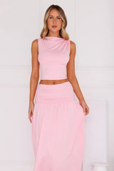 Couture Crop Top Pink
