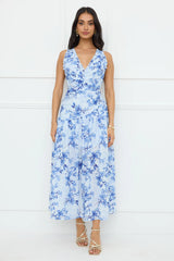 Deep Dive Maxi Dress Blue