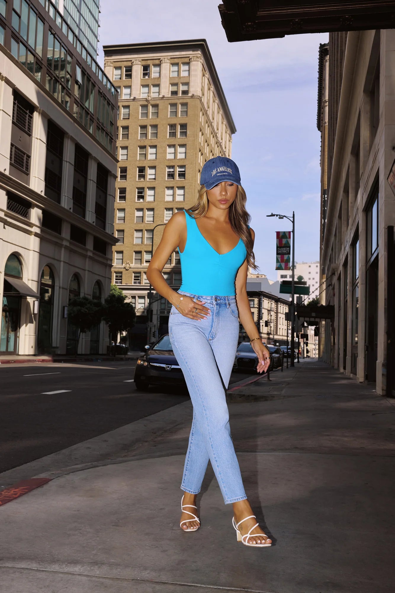 BASE Luxe Rib Effortless Essentials Bodysuit Blue