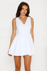Charming Girl Mini Dress White