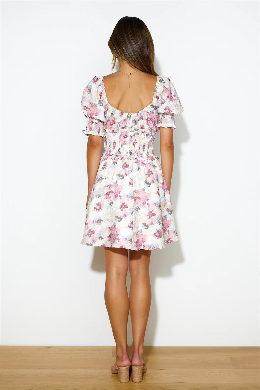 Brunch Fun Mini Dress Plum