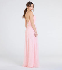 Kimora Lace Tulle A-Line Formal Dress