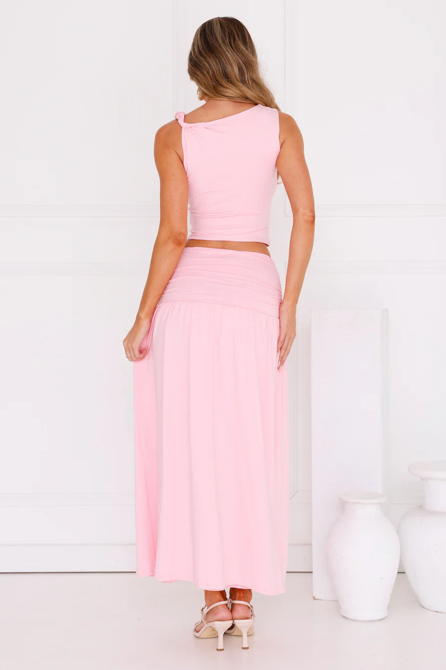 Couture Crop Top Pink